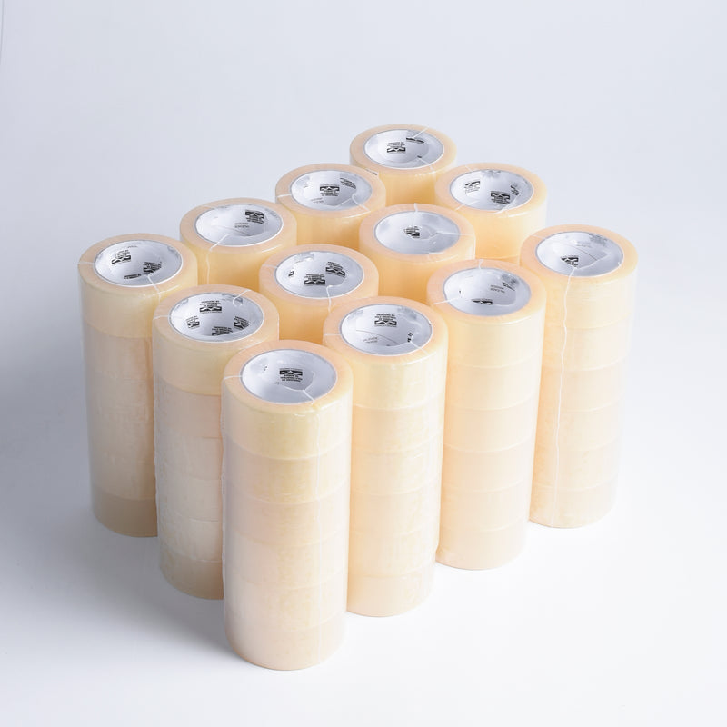 Caixa 72 unids Fita Transparente Acrílico 48x100