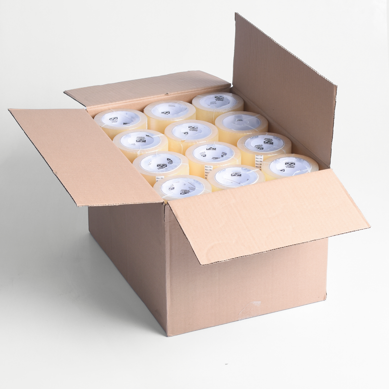 Caixa 72 unids Fita Transparente Acrílico 48x100