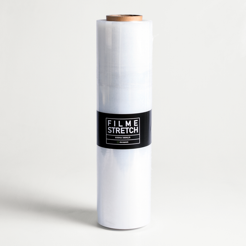 Bobinas Filme Stretch 500x25 2,5kg com tubete